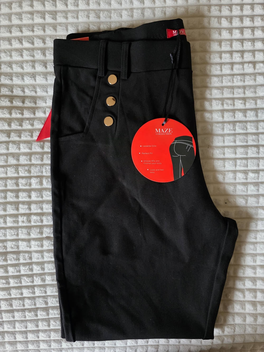 Black Women's Work High-Waist Stretch Leggings